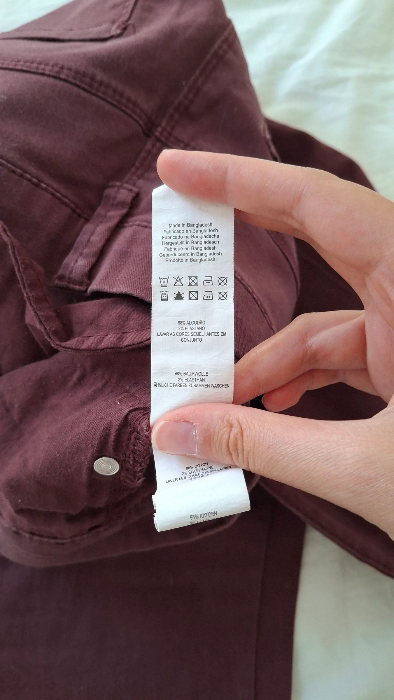 Bordeaux broek van het merk Primark – photo 5